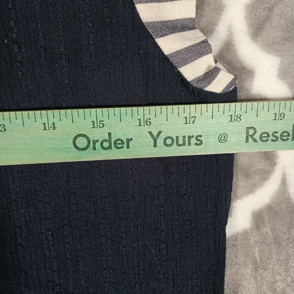 Savanna Jane Sleeveless Top Blouse Women Small Black Cowgirl Boho CottageCore - Picture 5 of 9